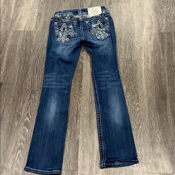 Miss Me Straight Leg Jeans Size 26 - Picture 4 of 4